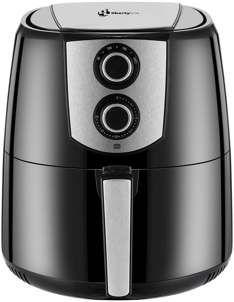 Oro gruzdintuvė 3.5L, 1400W, be aliejaus, reguliuojama temperatūra, kompaktiška, juoda, karšto oro gruzdintuvė, gruzdinimo puodas, oro keptuvė
