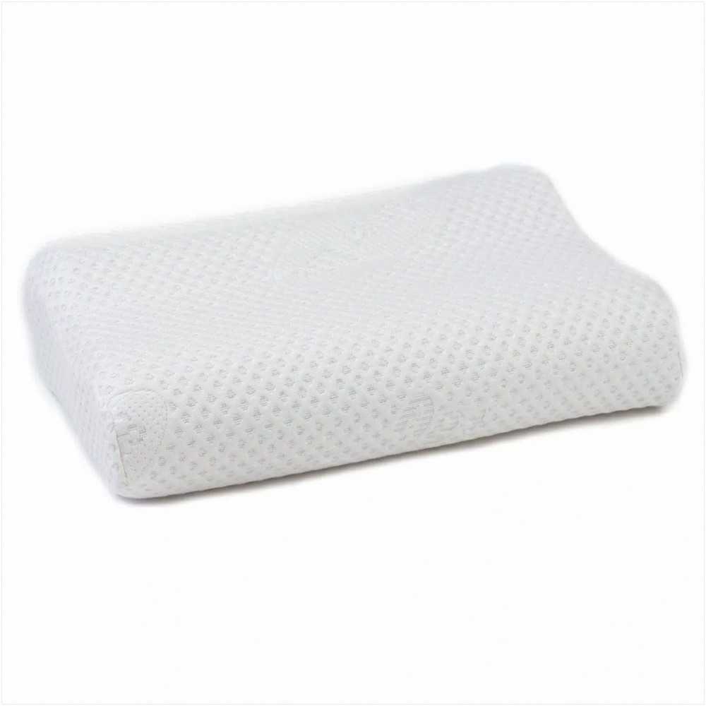 Ortopedinė kontūrinė pagalvė, 30x50 cm, VISCO atminties putos, Silvercare užvalkalas su sidabro jonais, miegui ant šono ir nugaros, ergonominė pagalvė