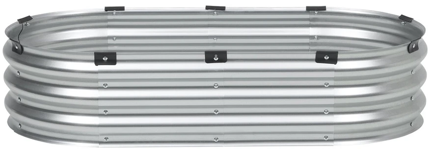VEVOR Metalinė daržovių lysvė 1195x585x270mm sidabrinė