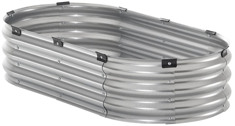 VEVOR Metalinė daržovių lysvė 1195x585x270mm sidabrinė