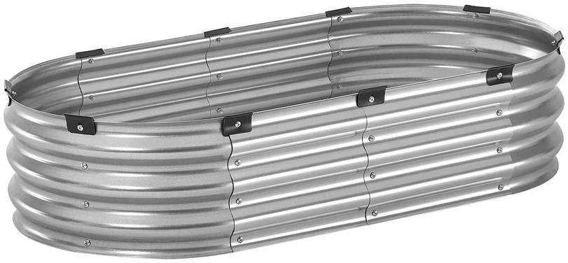 VEVOR Metalinė daržovių lysvė 1195x585x270mm sidabrinė