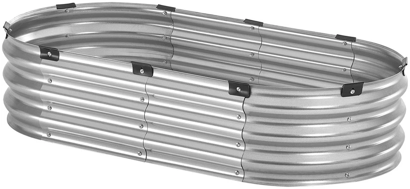 VEVOR Metalinė daržovių lysvė 1195x585x270mm sidabrinė