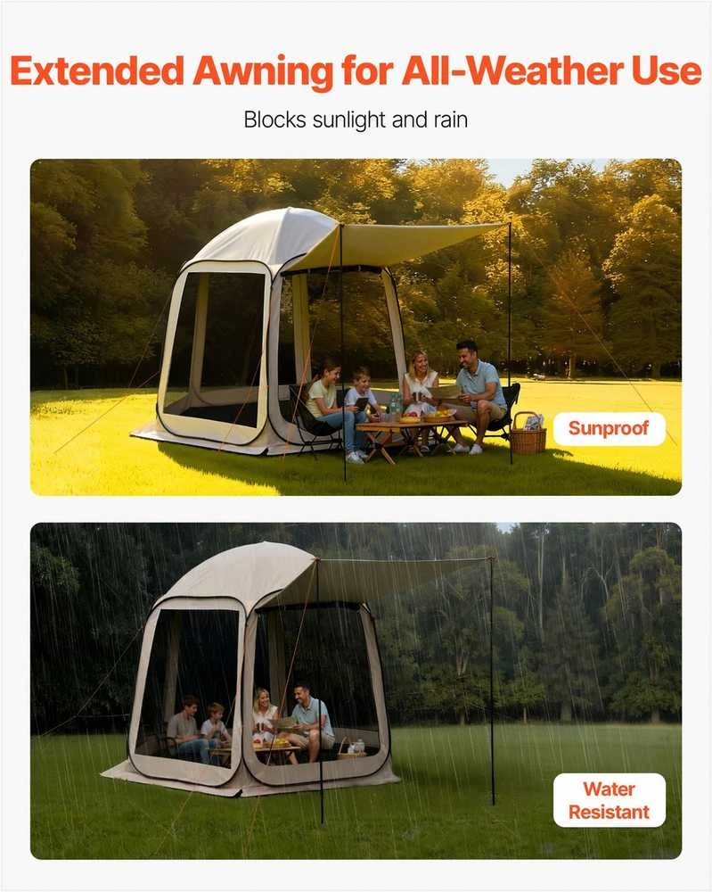 VEVOR Kiemui pritaikyta pavėsinė su tinkleliu