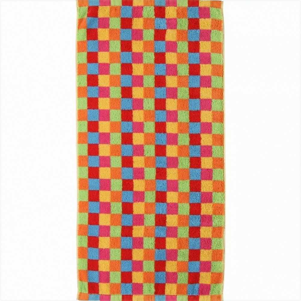 Paplūdimio rankšluostis, 70x180 cm, daugiaspalvis frotinis audinys, 510 g/m², 100% medvilnė, su pakabinimo kilpa, Oeko-Tex sertifikatas, minkštas pirties rankšluostis