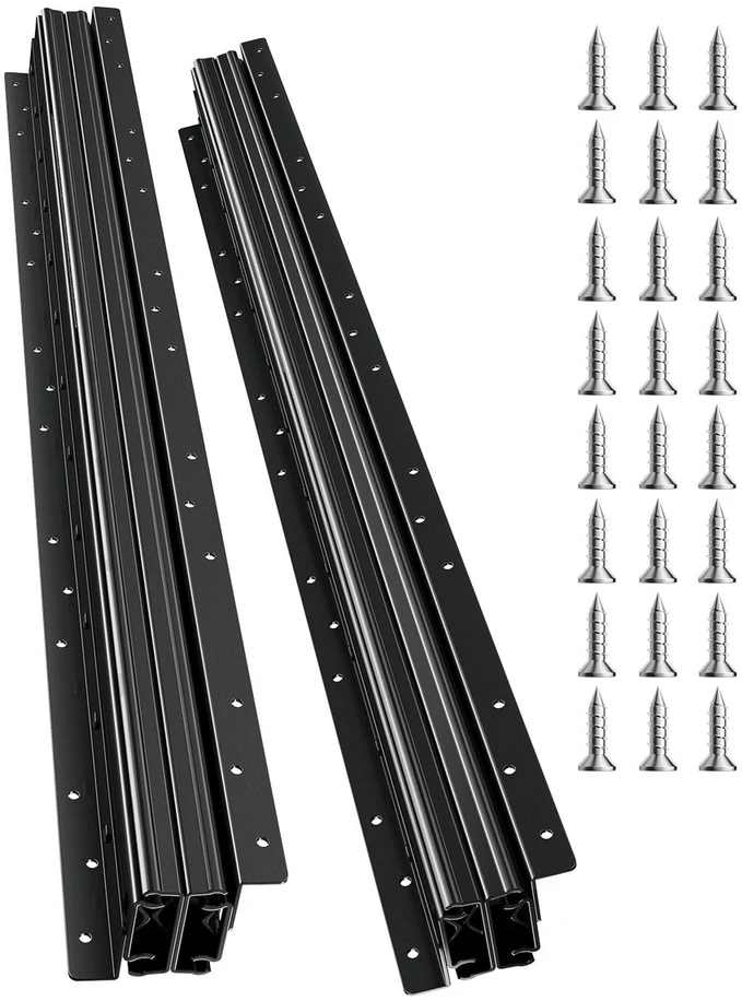VEVOR Pogrindinės stalčių bėgeliai 80 cm 117 kg apkrova