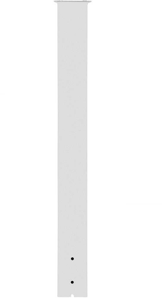 Pašto dėžutės stovas 109.5 cm, baltas, plieno. Lauko pašto dėžutės laikiklis, antžeminis montavimas.
