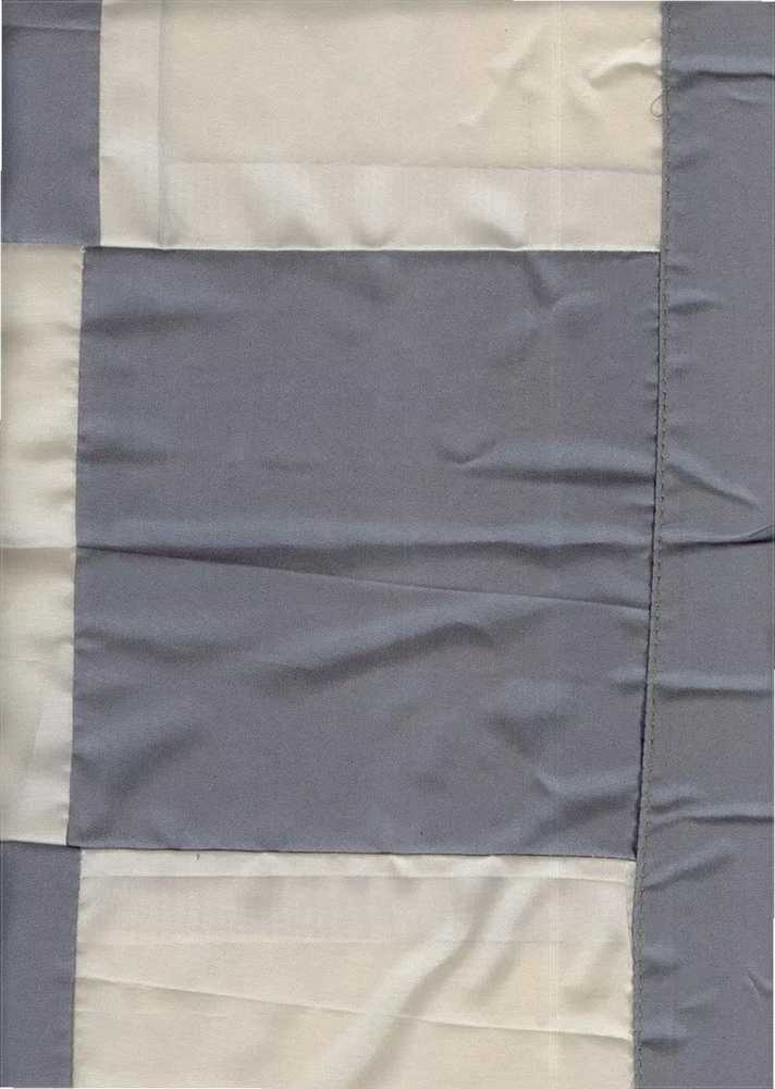 Patalynės komplektas Dekoratyvinis lovatiesės komplektas 220x240 cm su 2 pagalvių užvalkalais 50x60 cm, plieno ir kreminės spalvos raštas 1033, poliesterio lovos užtiesalas, miegamojo tekstilė