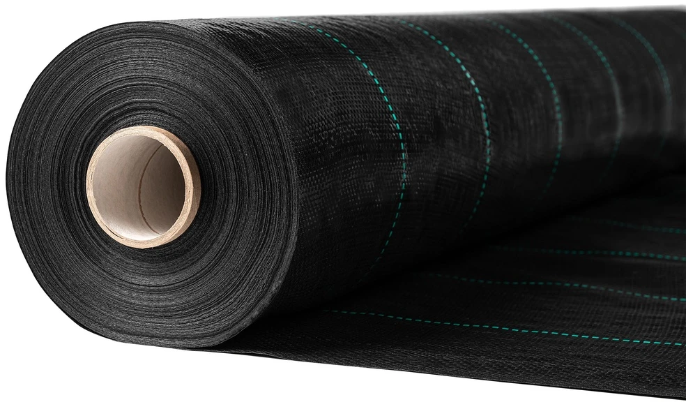 Piktžolių plėvelė 70 g/m², 1.6 m x 50 m, 50 smeigtukų, agroplėvelė, daržo danga, sodo plėvelė, žemės danga