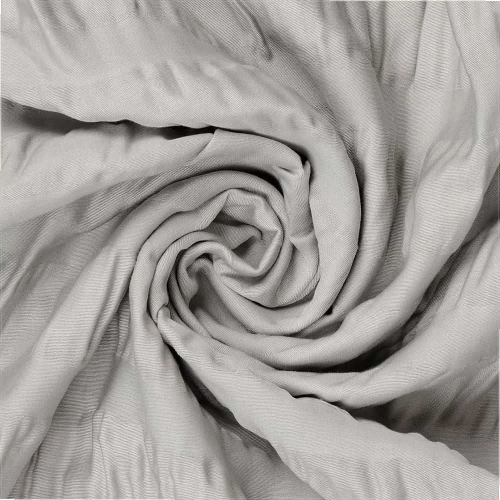 Multitex Pilkas vaflinio pynimo satino medvilnės patalynės komplektas, 220x200 cm antklodės užvalkalas su pagalvėmis, nereikia lyginti, OEKO-TEX sertifikatas, minkšta patalynė miegui