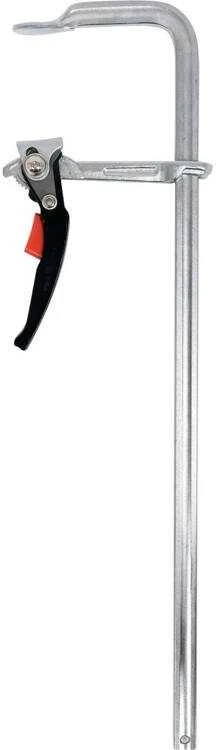 Plieninis F tipo reketinis spaustuvas 600x120mm, su greitu reguliavimu, anglinio plieno spaustuvas, medienos apdirbimo spaustuvas