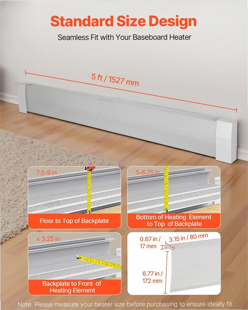 VEVOR Pagrindinė šildytuvo danga