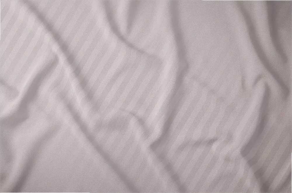 Pudros rožinės spalvos dryžuotos medvilnės damasto patalynės komplektas, 220x200 cm antklodės užvalkalas su pagalvių užvalkalais, OEKO-TEX sertifikatas, prabangi miegamojo tekstilė