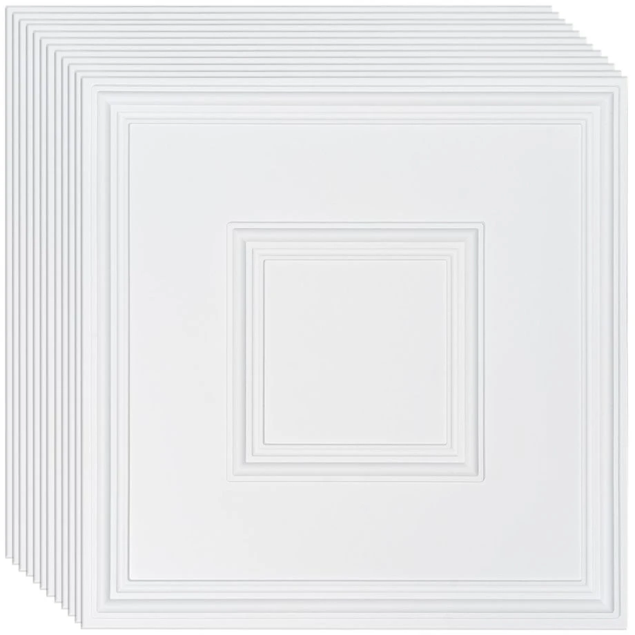 VEVOR 12 vnt. PVC lubų plokštės 61x61 cm