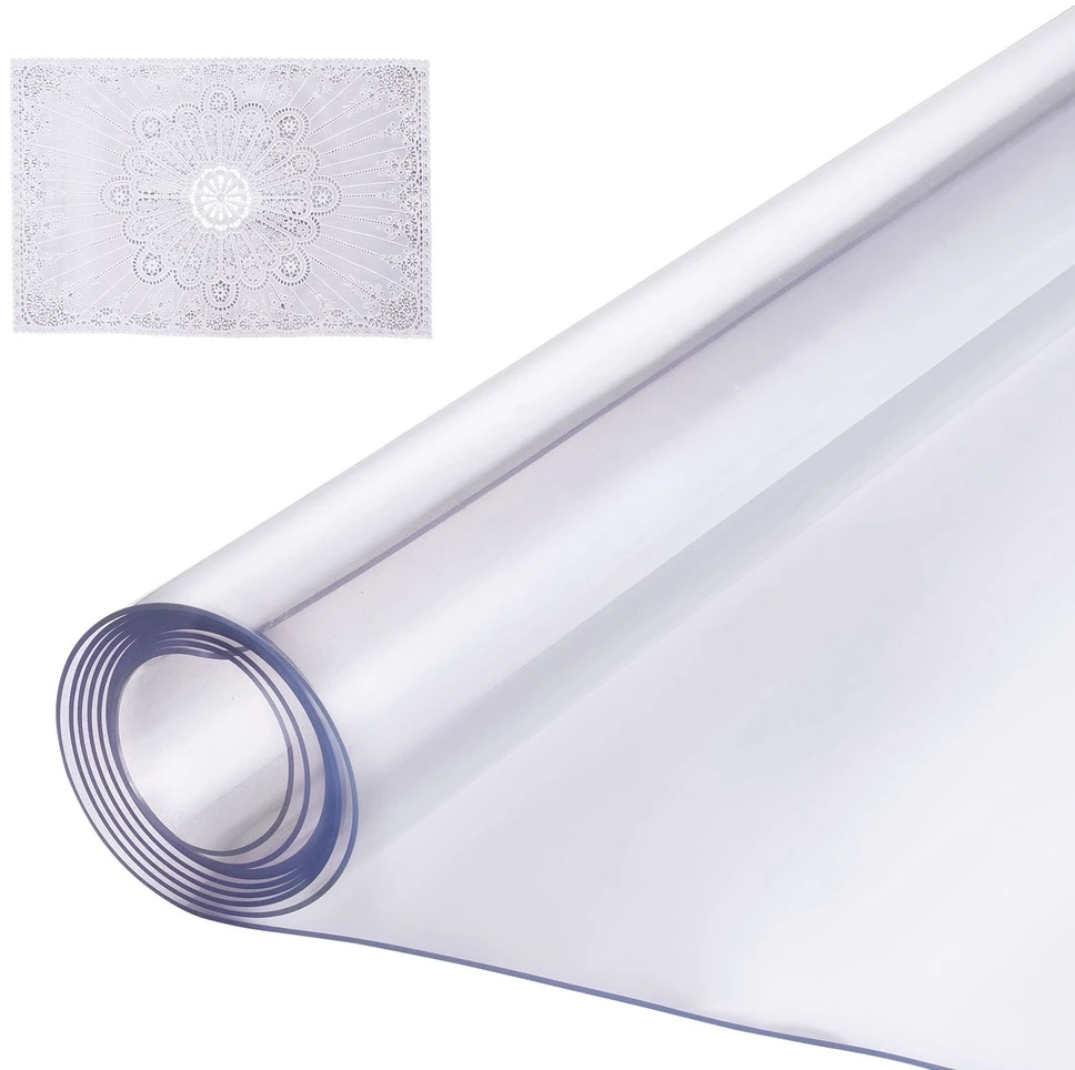VEVOR PVC stalo apsauga 1219x1219 mm 1.5 mm storio