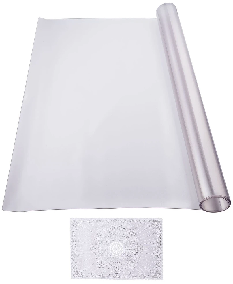 VEVOR Skaidri PVC stalo apsauga 60x120 cm