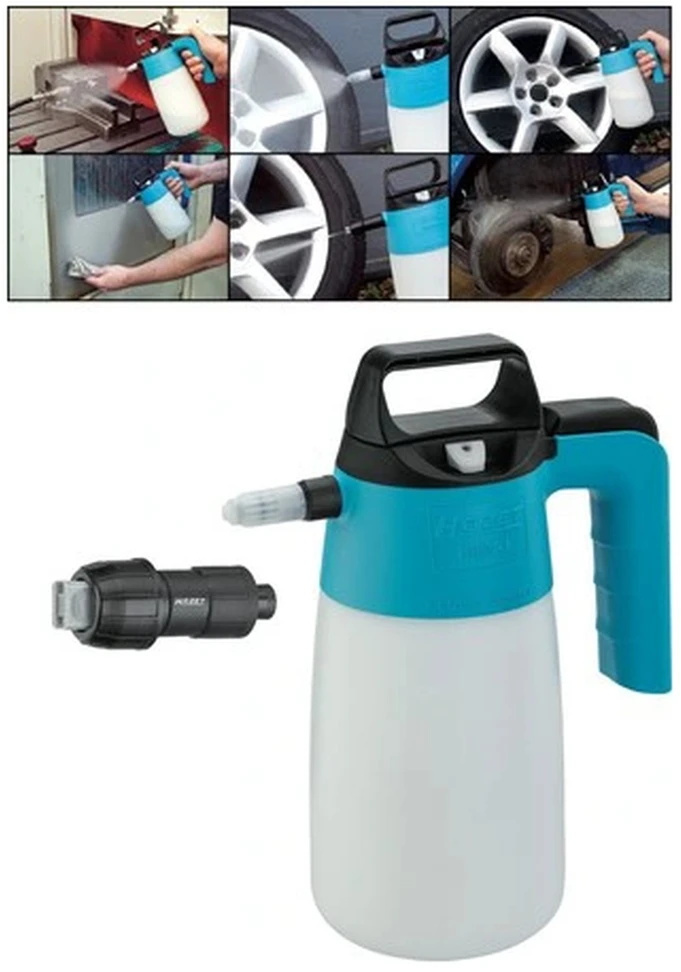 Rankinis slėginis purkštuvas, atsparus cheminėms medžiagoms, dirbtuvėms, 1.35L talpos, purškimo buteliukas, sodo purkštuvas