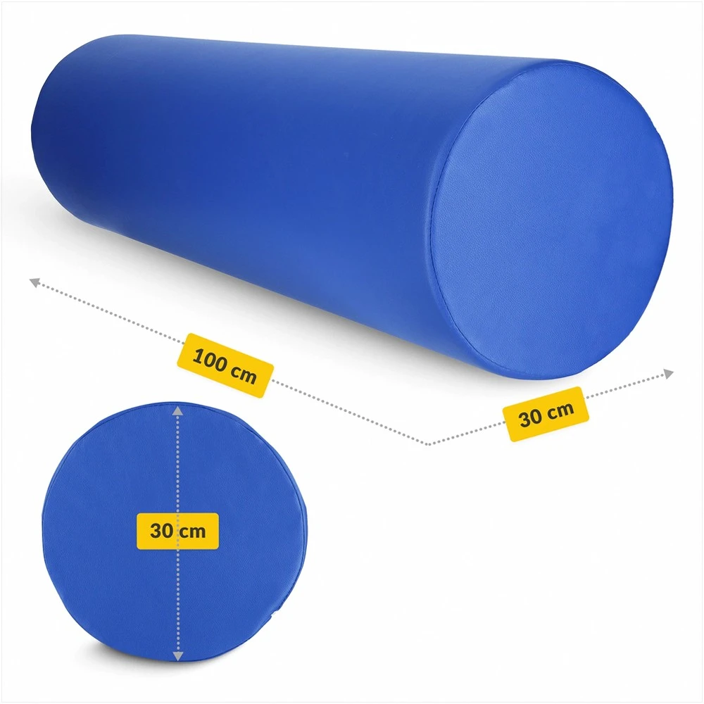 Reabilitacijos volelis, masažo volelis nugarai ir kojoms, 100 cm putplasčio volelis, fizioterapijos įranga