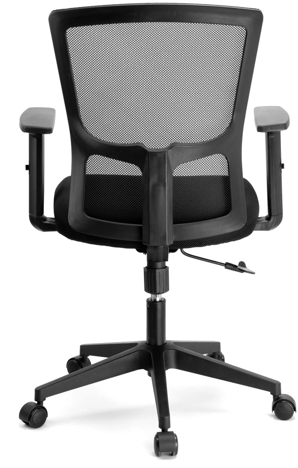 Reguliuojama biuro kėdė, ergonomiška, TILT funkcija, juoda, kompiuterio, sukamoji, ofiso, darbo