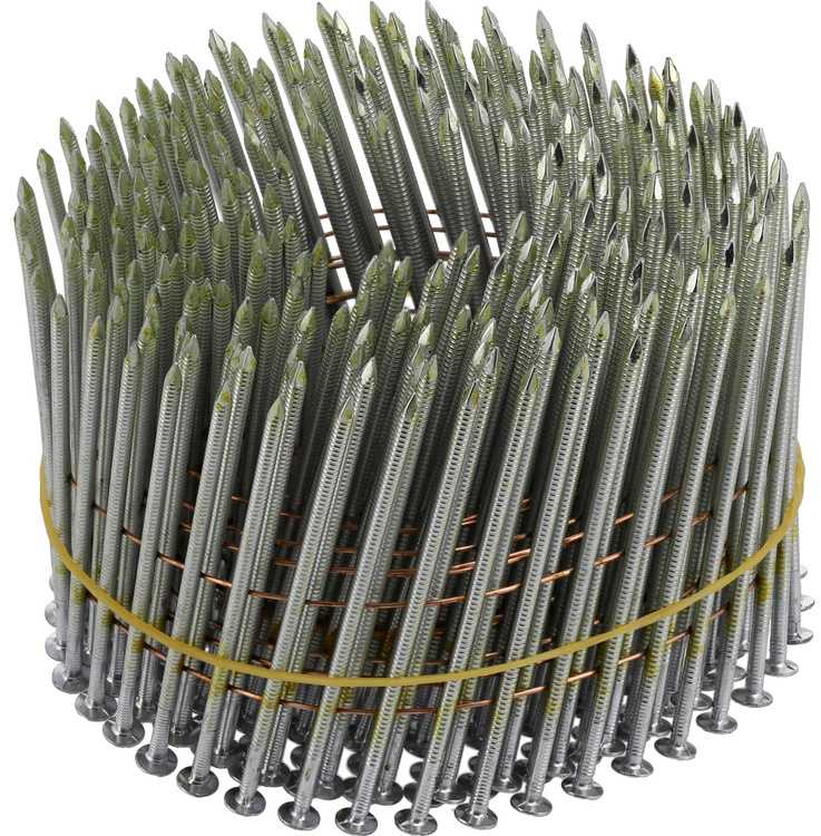 Ritininiai žiediniai strypai, cinkuoti vinys viniakaliams, 75 mm vinys, stogo vinys, statybiniai vinys