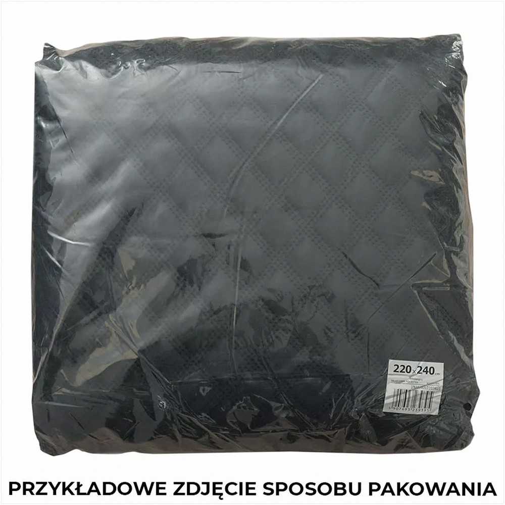 Šafrano spalvos geometrinio rašto dekoratyvinė lovatiesė, 220x240 cm, karšto spaudimo technika, aksominis apvadas, poliesterio užtiesalas sofai ir lovai, minkštas pledas