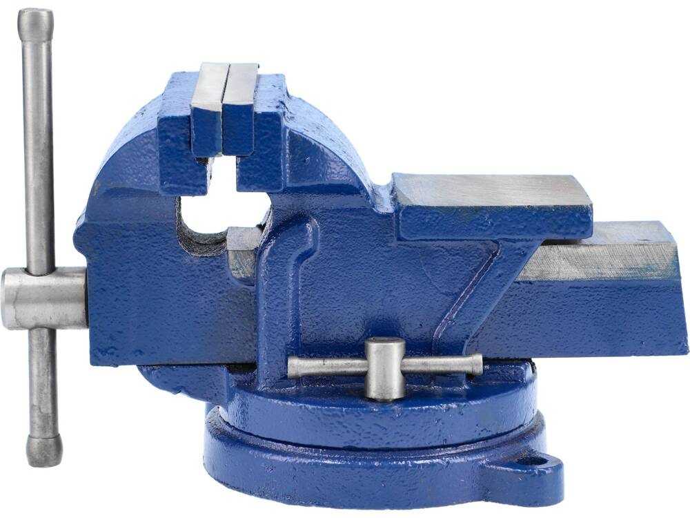 Šaltkalvio sukamieji spaustuvai, 100 mm žandikaulio plotis, ketus, medžiagoms tvirtinti, suolo spaustuvai