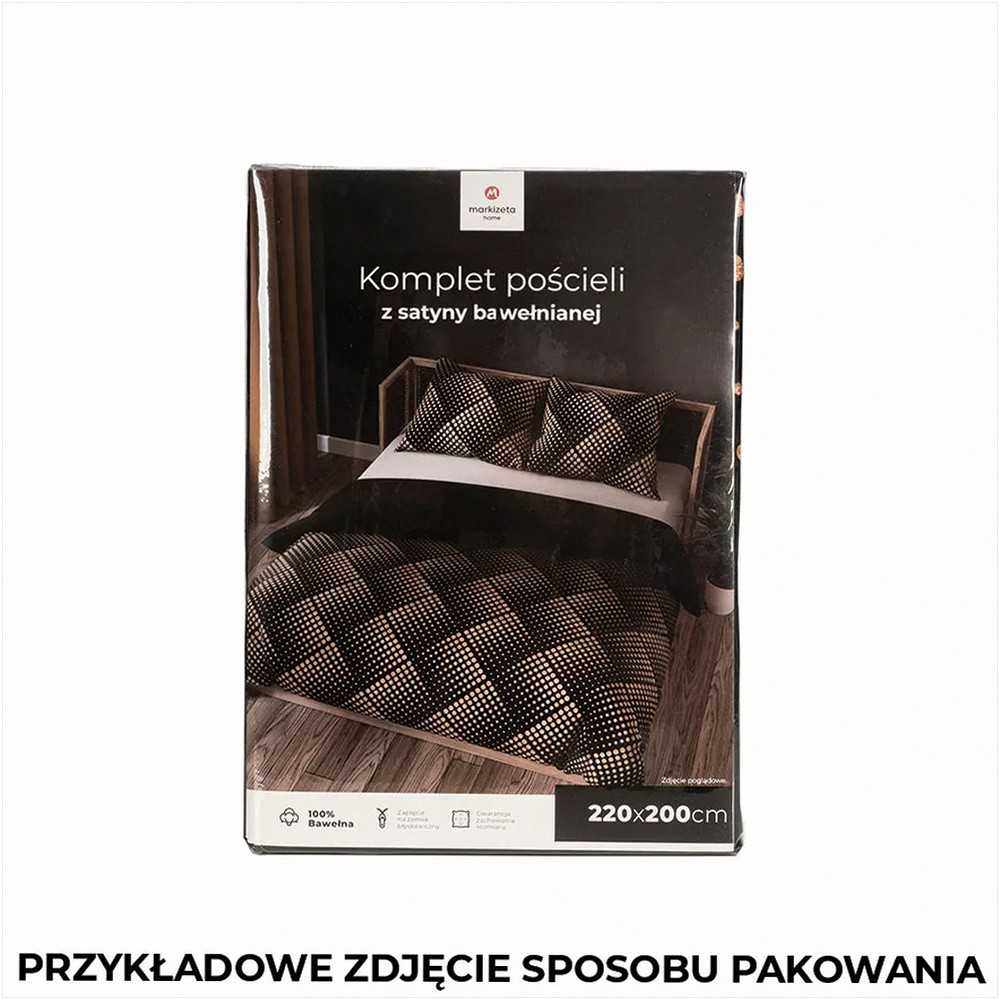 Satininės patalynės komplektas 160x200 cm, prabangi medvilninė patalynė, minkšta ir švelni patalynė, 2 pagalvių užvalkalai, lengvai prižiūrima patalynė