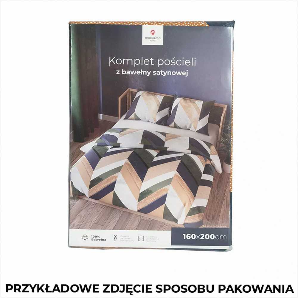 Satino medvilnės patalynės komplektas, 220x200 cm antklodės užvalkalas su pagalvių užvalkalais, lygus klasikinis dizainas, kvėpuojanti ir minkšta patalynė miegamajam