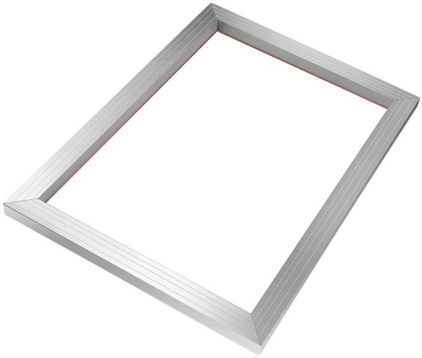 VEVOR Šilkografijos rinkinys su 40,6 x 50,8 cm aliuminio rėmeliais, 110 tinklelio tankis, šilkografijos rinkinys, šilkografijos rėmelis, audinių marginimo rinkinys