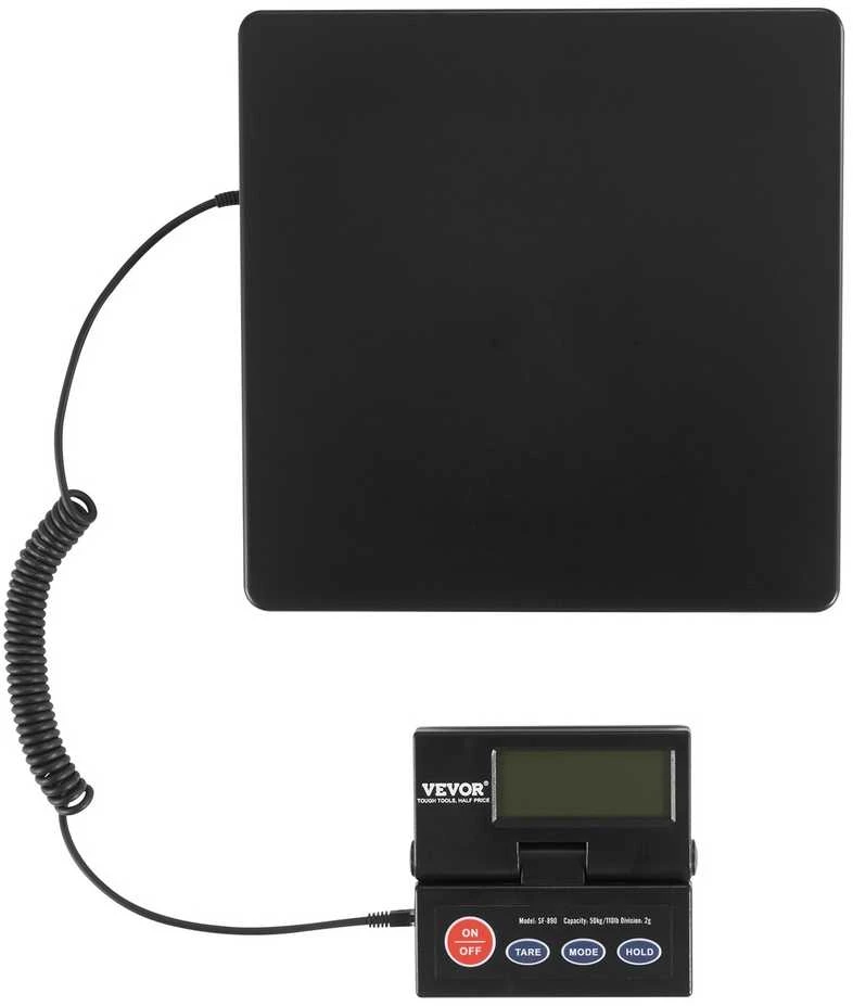 Skaitmeninės siuntų svarstyklės, 50 kg, LCD ekranas