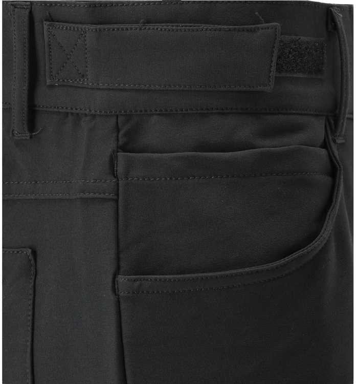 Softshell darbo kelnės vyrams, tamprios, S dydžio, juodos darbo kelnės