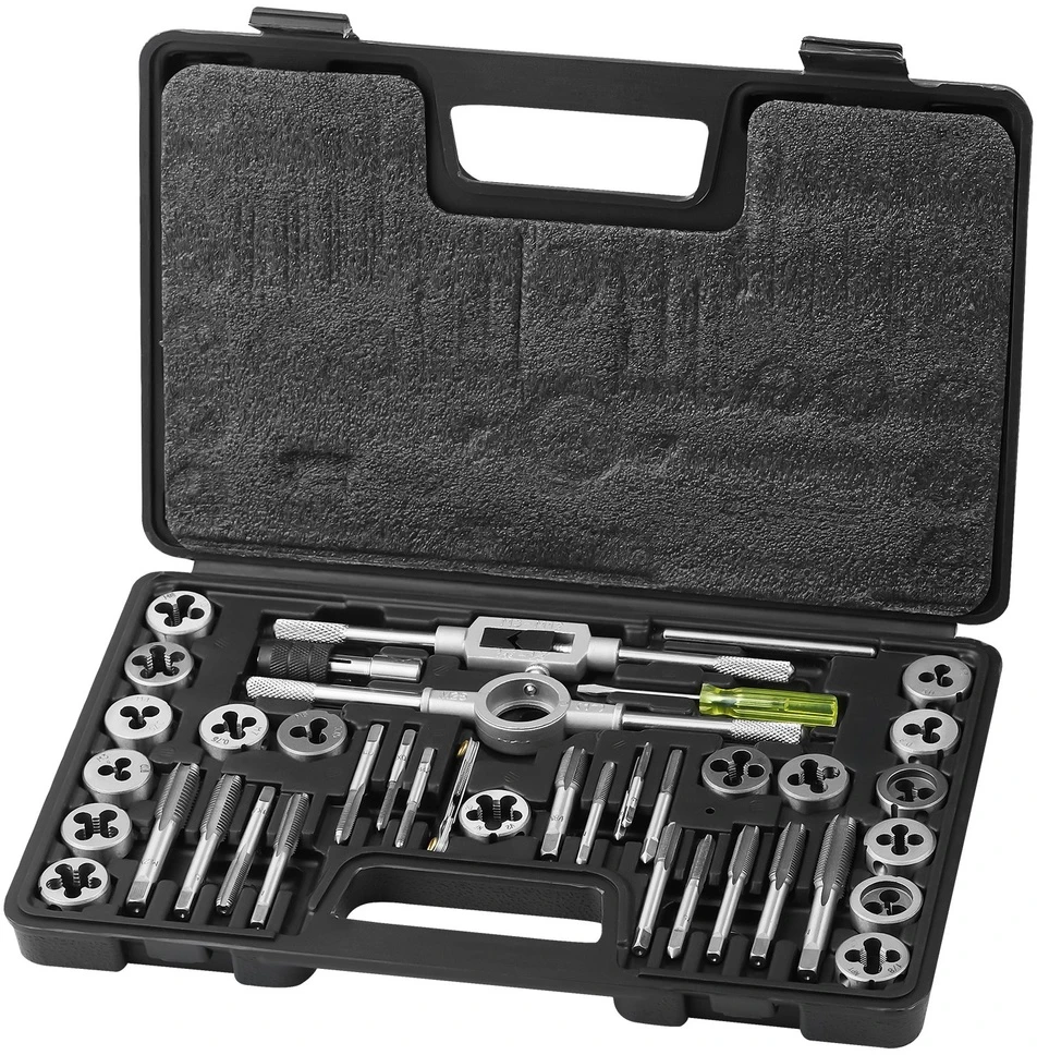 VEVOR 40 dalių sriegimo rinkinys M3-M12