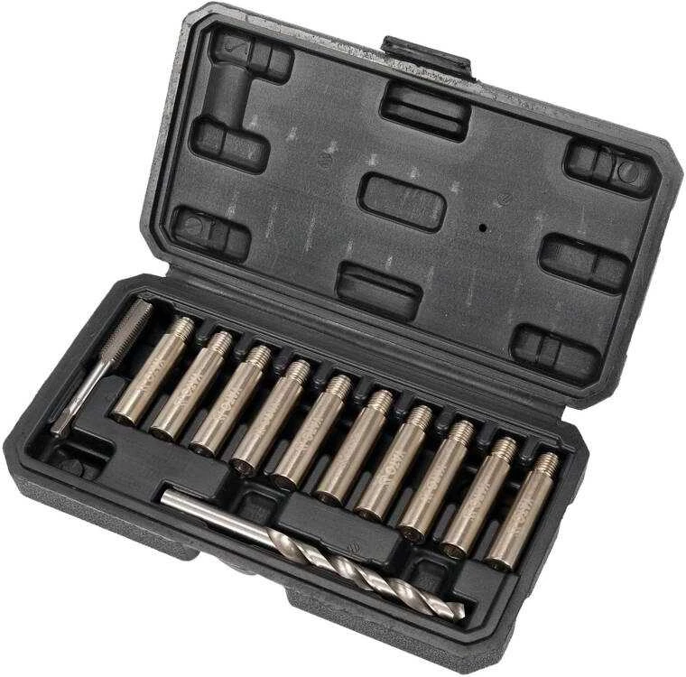 Stabdžių suporto kreipiklių rem. komplektas M10x1.25 mm, stabdžių suportų sriegių rem. rinkinys