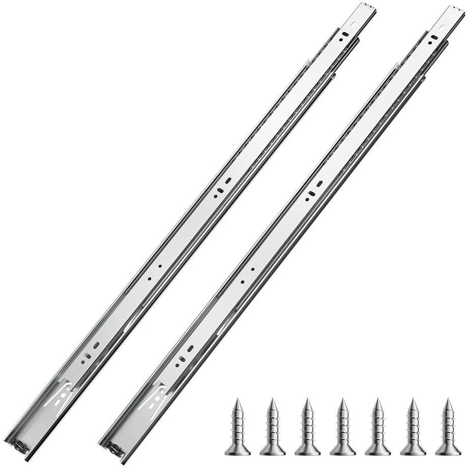 VEVOR Šoninės stalčių bėgeliai 60 cm 10 porų