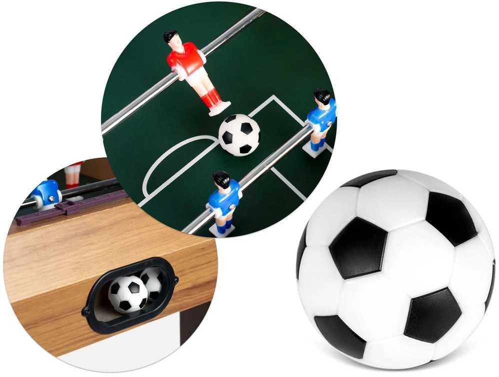 Stalo futbolo žaidimas namams, su 18 žaidėjų, lengvai surenkamas, stalo futbolas, mini futbolo stalas, stalo futbolo žaidimas