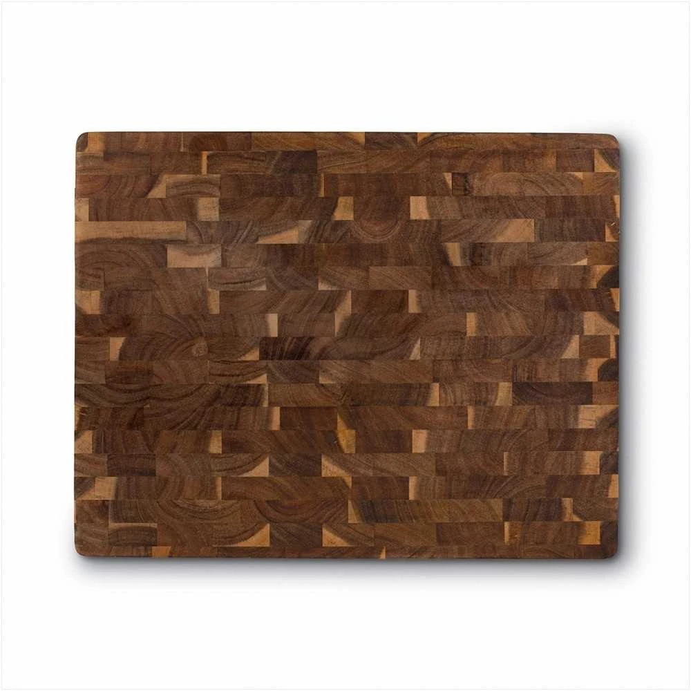 Starke Pro Akacijos pjaustymo ir serviravimo lenta su kojelėmis, didelė kaimiško stiliaus virtuvinė lenta, 47 x 37 cm ruda medinė lenta, akacijos pjaustymo lenta, kaimiška serviravimo lenta, medinis padėklas
