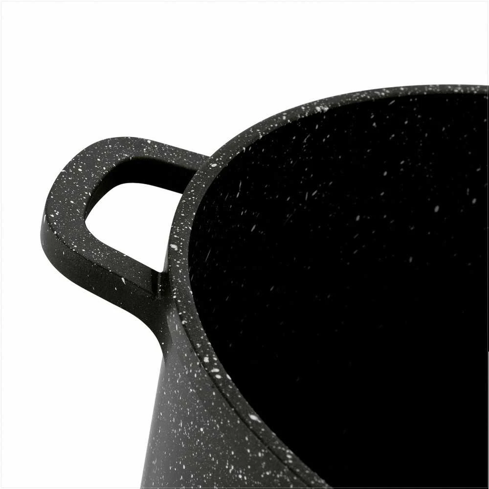 Starke Pro Indukcinis puodas su neprisvylančia danga 6.75 litrų, didelės talpos akmens danga, 6.75 l indukcinis puodas, neprisvylantis akmens masės puodas, didelis troškintuvas