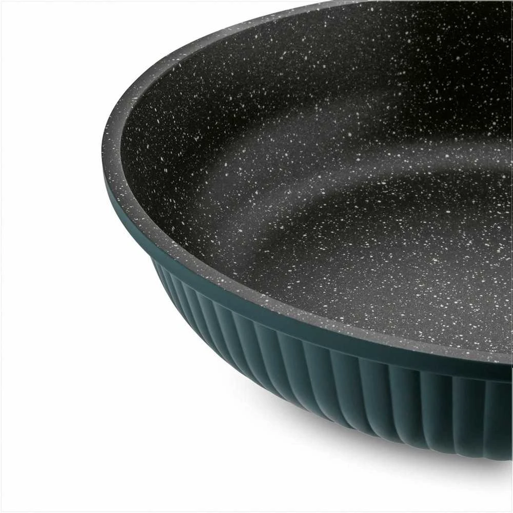 Starke Pro Marmurinių neprisvylančių keptuvių rinkinys 20 cm 24 cm 28 cm, lietas aliuminis, minkštos rankenos, tinka indukcijai, 3 dalių komplektas