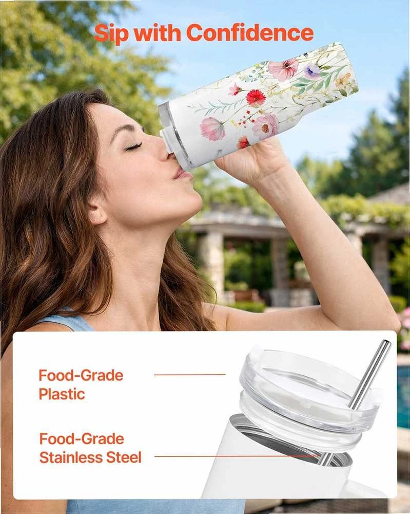 VEVOR Sublimaciniai termo puodeliai, 8 vnt., 1183 ml