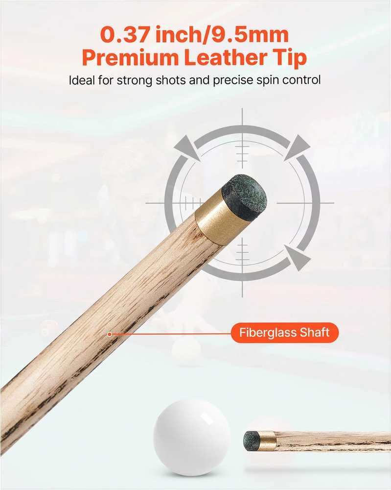 Sujungiama snukerio lazda 1447 mm iš vientisos medienos, nešiojamas aliumininis dėklas, profesionali pulo stalo lazda, snukerio lazda, biliardo lazda