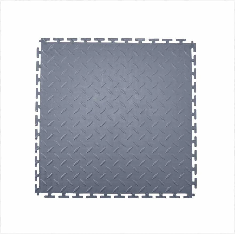 Sujungiamos garažo grindų plytelės dirbtuvėms ir sandėliui, neslystanti PVC modulinė grindų danga, deimantinės plokštės garažo kilimėlis, 8 dalių garažo grindų komplektas