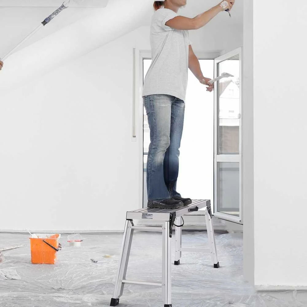 VEVOR Sulankstoma darbo platforma, Aliuminis, 150 kg, Nešiojama
