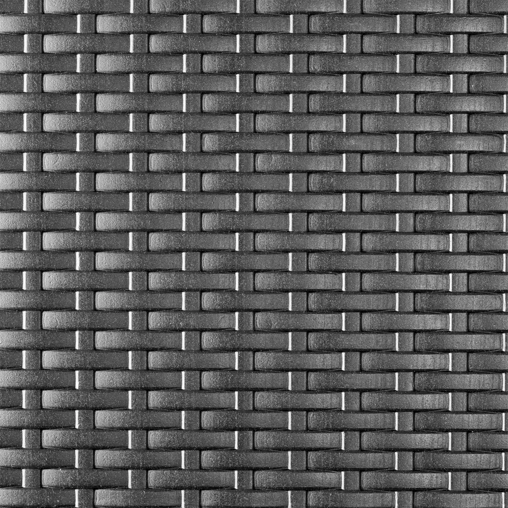 Sulankstomas banketinis stalas-lagaminas, rotango raštas, 180x74x74.5 cm, pilkas, furšetų, renginių stalas