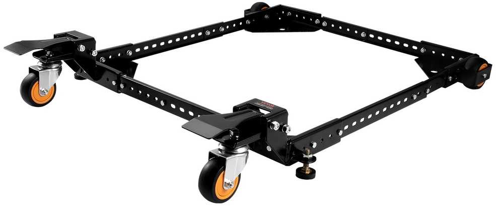 Sunki universalios bazės platforma įrankiams 295.5kg. Mobilus stovas, ratų bazė, padėklas