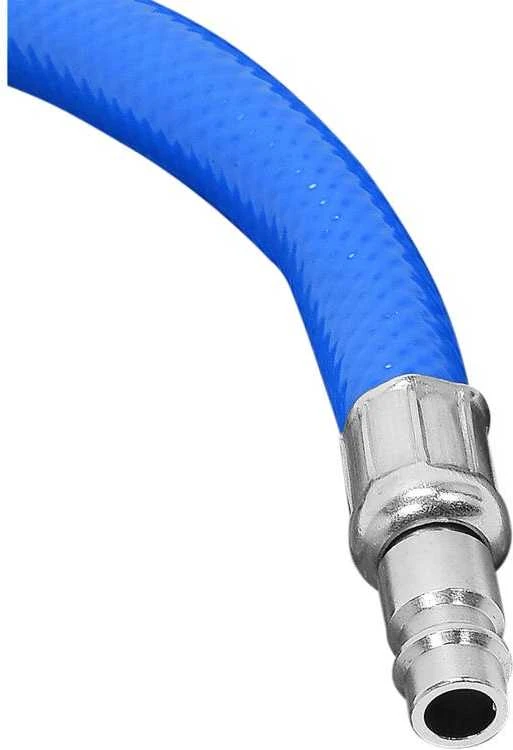 Sustiprinta PVC pneumatinė žarna, 10 mm x 20 m, su greitosiomis jungtimis, oro kompresoriaus žarna