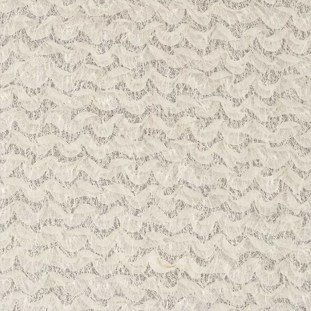 Eurofirany Tamsi kreminė Tiffany užuolaida, 135x250 cm, moherio siūlų dekoracija, tvirtinimas žiedais, poliesterio langų drapiruotė, svetainės dekoras