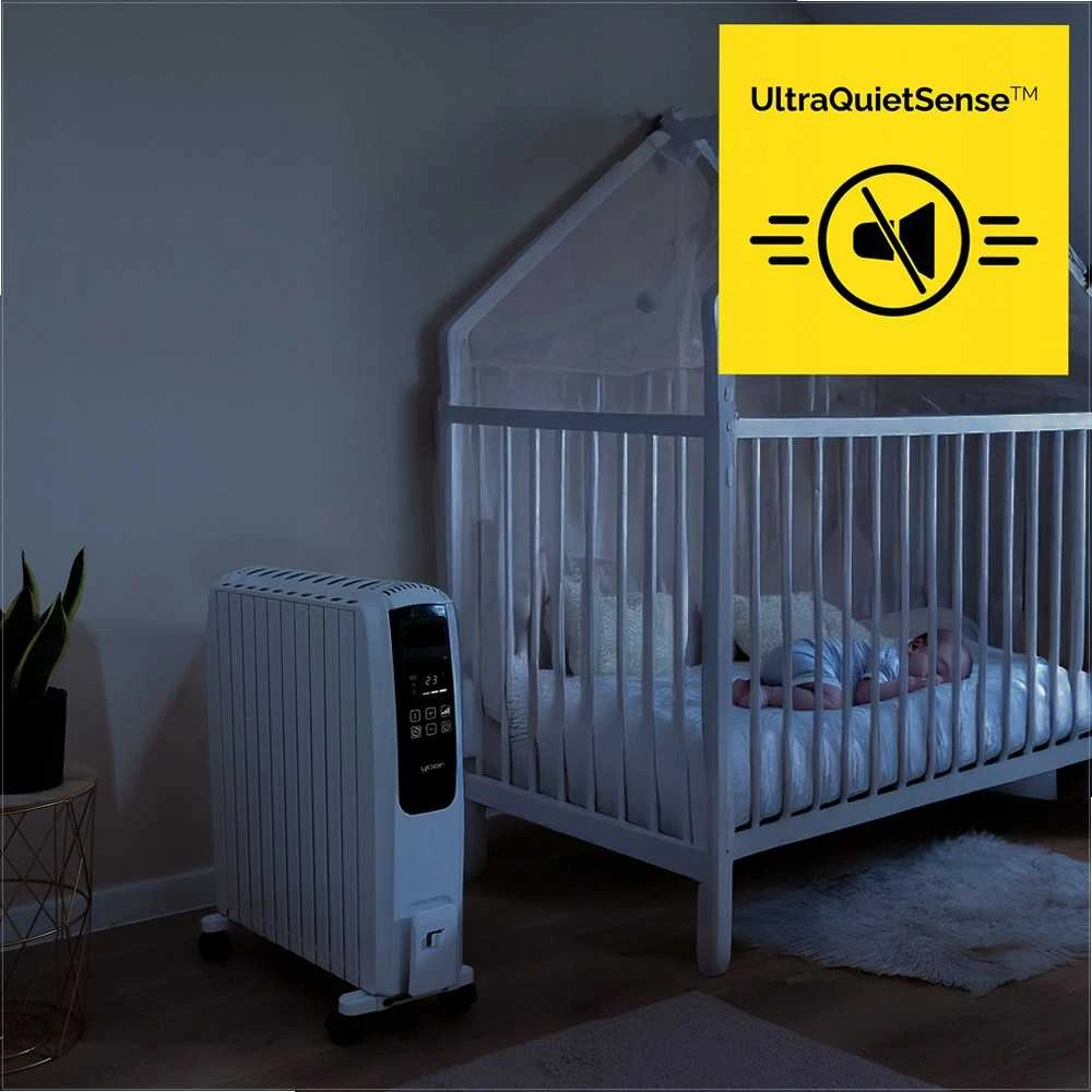 Tepalinis radiatorius 2500W su Wi-Fi ir laikmačiu, 10 sekcijų, taupantis energiją, tylus veikimas, tepalinis šildytuvas 2500W, Wi-Fi radiatorius, ekonomiškas šildymas