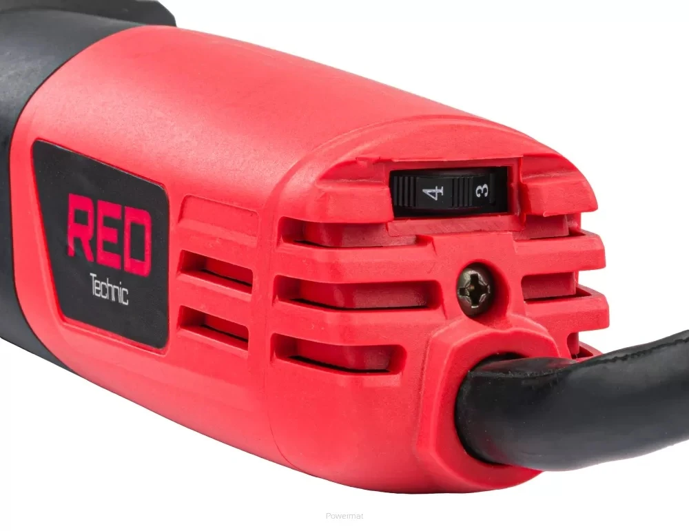 Red Technic Tiesinis šlifuoklis, 6mm griebtuvas, 1500W kintamas greitis, rotacinis įrankis metalui, medienai, stiklui, keramikai, plastikui, mini šlifuoklis