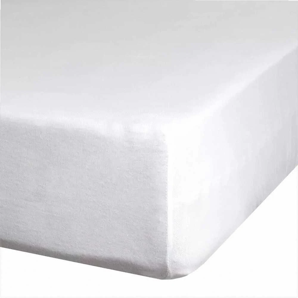 Eurofirany Trikotažinė paklodė su guma 240x220 cm, kreminės spalvos, aukštiems čiužiniams 30 cm, minkšta medvilninė paklodė, elastinga paklodė Paklodė