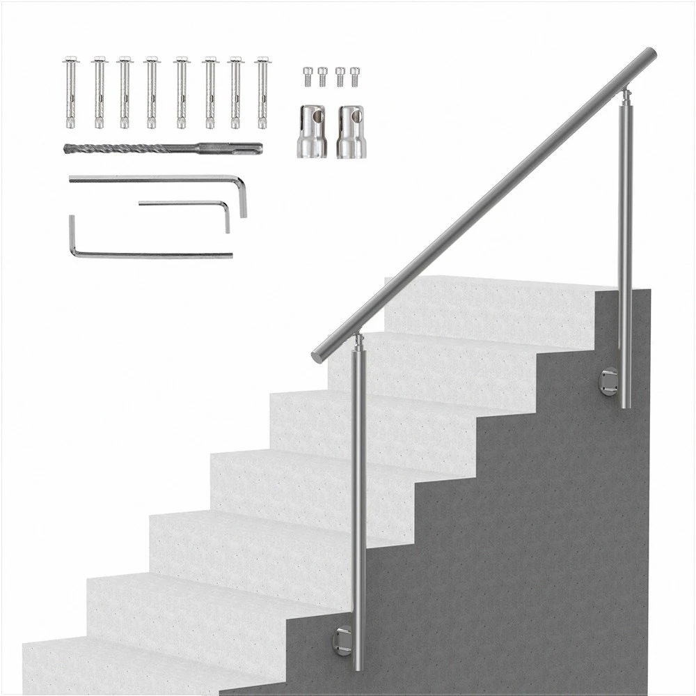 VEVOR 60 cm turėklai lauko laiptams