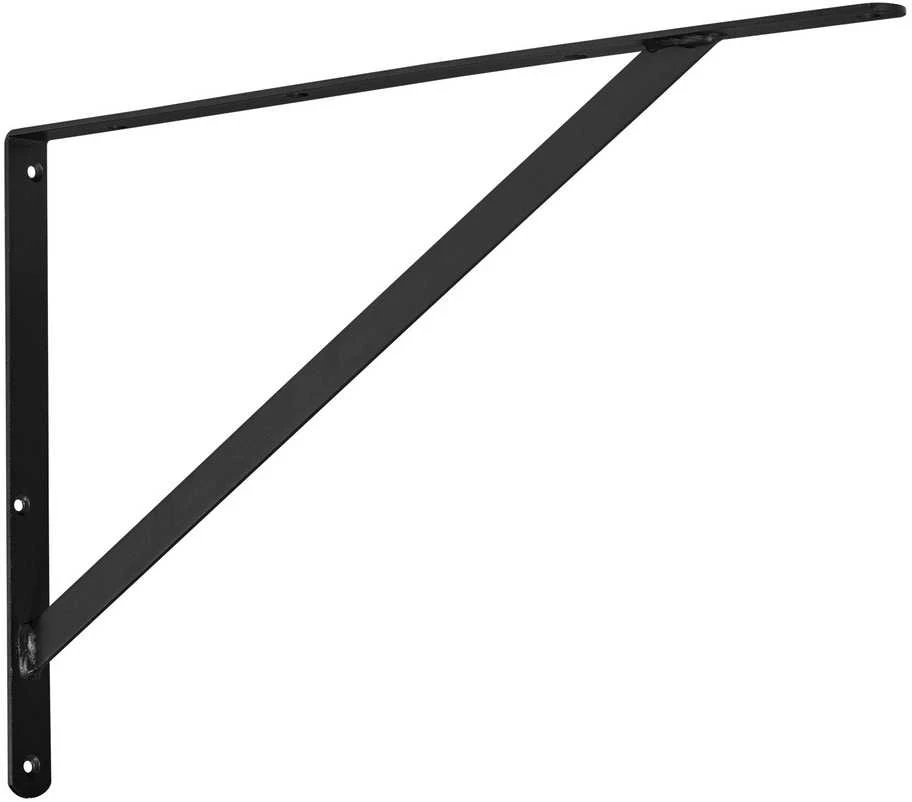 VEVOR Tvirtos lentynų atramos, Matinė juoda, Trikampio formos, 72,6kg